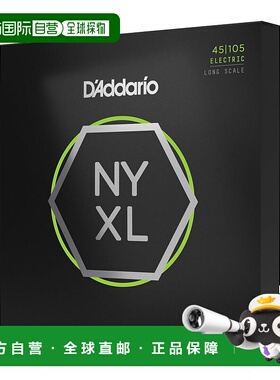 【日本直邮】达达里奥贝司弦 NYXL 长尺寸 .045-.105 NYXL45105