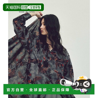 1h可退 日本直邮NIPO ALOHA 男女同款 军鸡刺绣长袖衬衫 A2859FB3