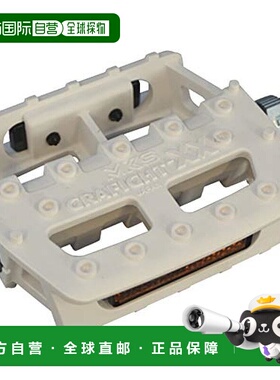 MKS（三岛）脚踏板 GRFIGHT-XX 9/16芯 左右套装白色滚珠自行车