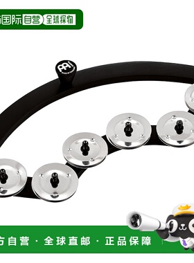 【日本直邮】MEINL 打击乐背拍铃鼓 13 英寸 - 14 英寸 BBTA2-BK