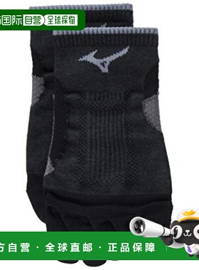 【日本直邮】Mizuno美津浓 跑步袜 五指袜J2MX0501 黑色 25-27cm