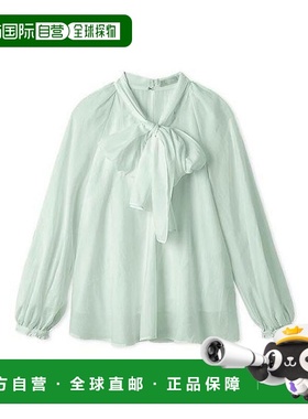 日本直邮CELFORD 大蝴蝶结半透视衬衫