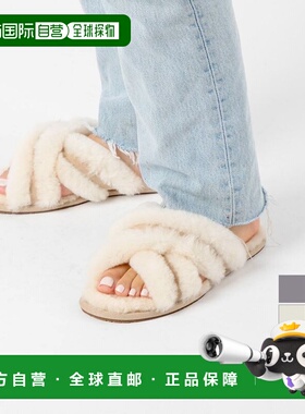 日本直邮 UGG 1123572 凉鞋 Scuffita 女鞋滑动凉鞋毛皮 SCUFFITA