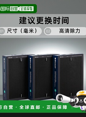 【日本直邮】Blueair空气净化器经典600系列替换双保护滤网104769