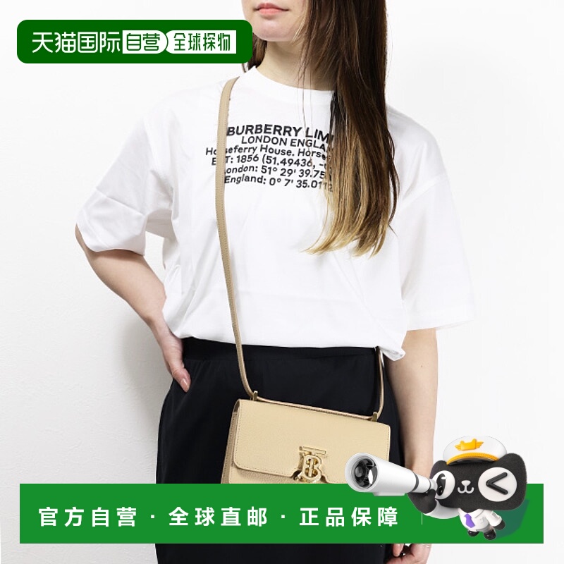 日本直邮Burberry 迷你 TB 包 单肩包 斜挎包 迷你 TB 包 Monogra