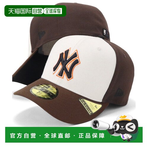 日本直邮NEW ERA 男女同款 MLB联名预弯59FIFTY棒球帽 15386698,