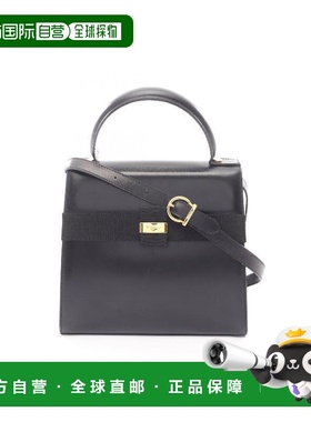 日本直邮中古Ferragamo菲拉格慕女包B级9新handbag手提包牛皮斜挎