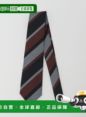 1h可退 日本直邮UNITED ARROWS 男士 经典多色条纹真丝领带 13346