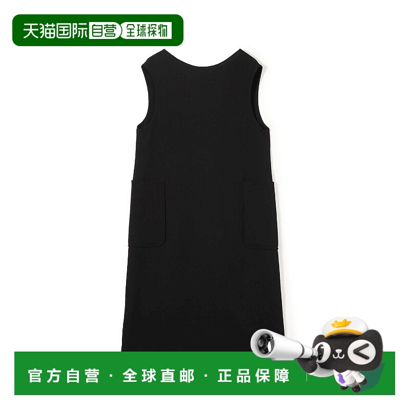 1h可退 日本直邮GALERIE VIE 女装 羊毛 双层绉纱 后扣设计连衣裙