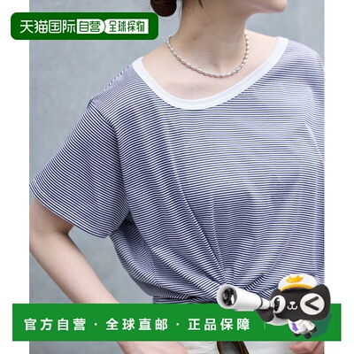 日本直邮FOLKIN' VIOLETTE ROOM 女装 不对称领T恤 2607091000002