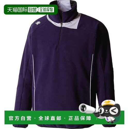 【日本直邮】Descente 棒球羊毛半拉链羊毛夹克 DBX-2460C 男款 D