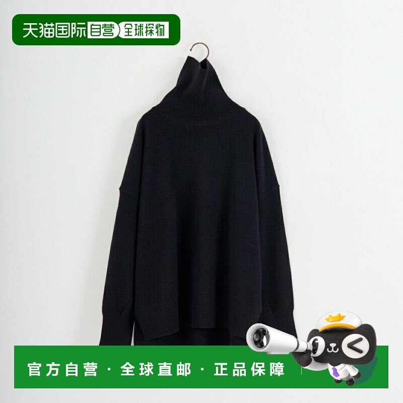 日本直邮Jeans Factory Clothes 女装 宽松落肩 羊毛半高领针织衫