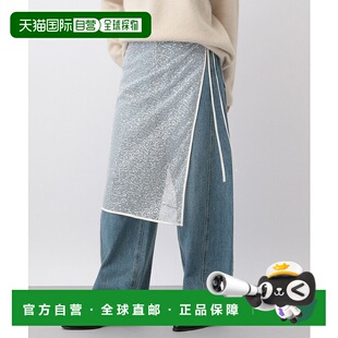 1h可退 日本直邮apart by lowrys 女士亮片装饰包裹式半身裙 2416