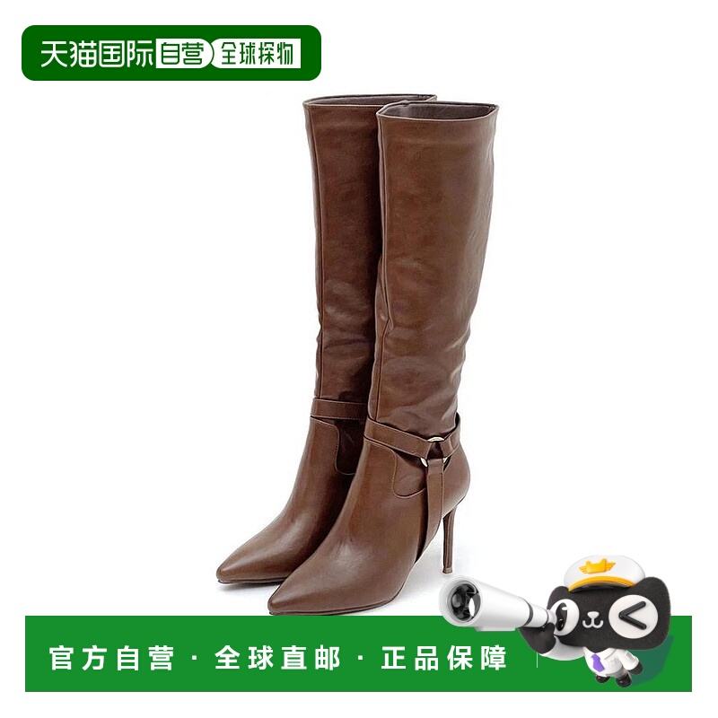 日本直邮日潮 GRL尖头带扣长筒靴gd1584长靴