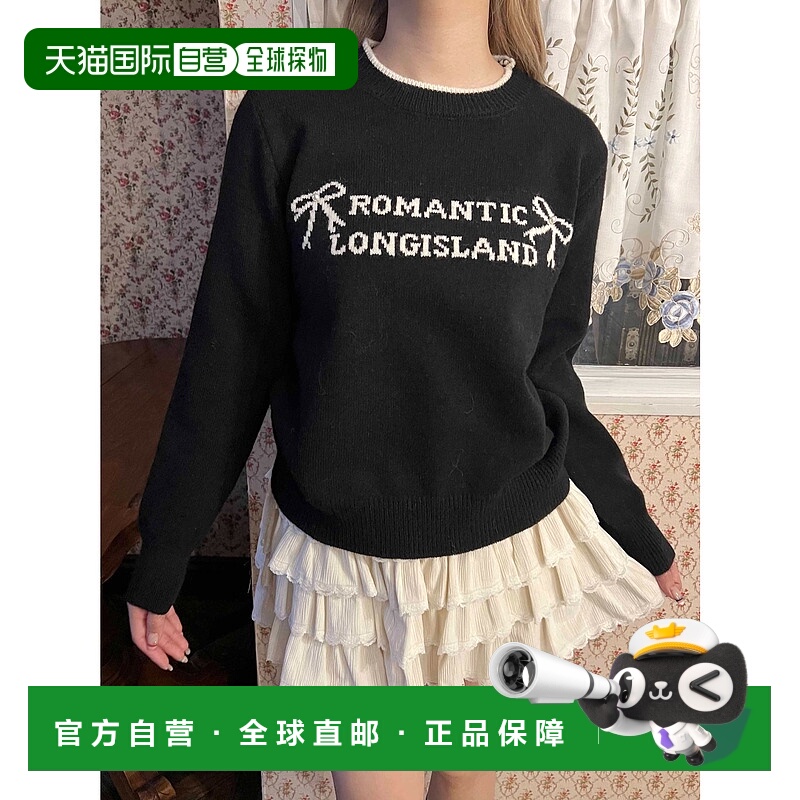 1h可退 日本直邮PHILLY 女装 宽松版型 针织衫 蝴蝶结logo设计 PL
