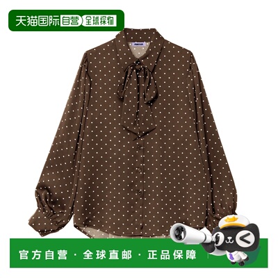 1h可退 日本直邮PUNYUS 女装 波点蝴蝶结衬衫 PN25AWR045