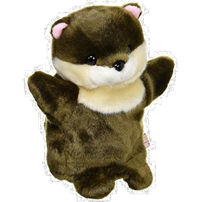 【日本直邮】Cute Sales 手偶 PUPPET COLLECTION ZOO 卡其貓狸貓