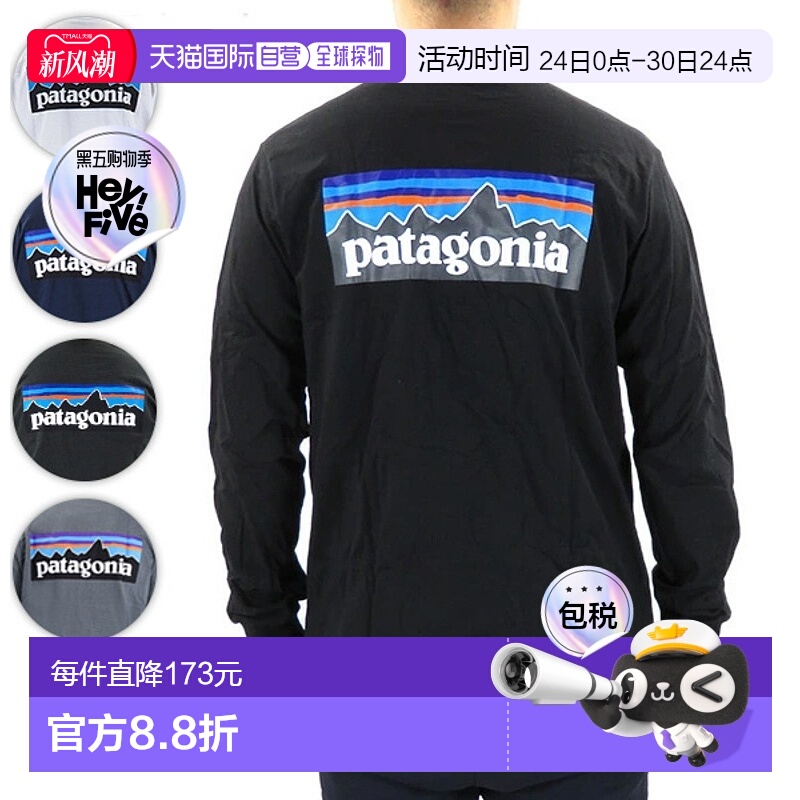 日本直邮 patagonia 男士T恤 Long T M's P 6 Logo Responsibi