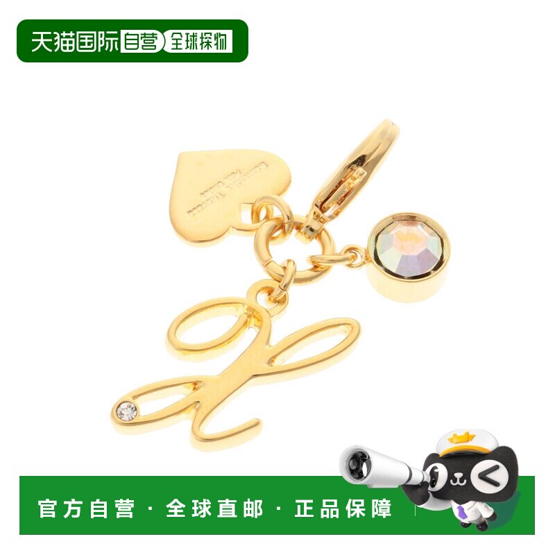 日本直邮Samantha Thavasa 简单字母拉链 CHARM 套装挂件钱包商品