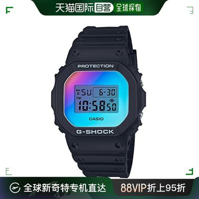 【日本直邮】G Shock卡西欧 手表 虹彩系列男士手表黑色DW-5600SR