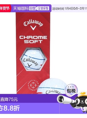 日本直邮CALLAWAY-卡拉威（男士）高尔夫球360TT CHRM SFT 24 3B3