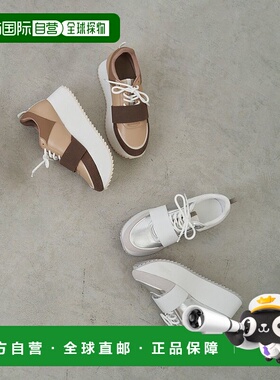 1h可退 日本直邮ELENDEEK 女装 厚底 休闲运动鞋 复古风格 512521