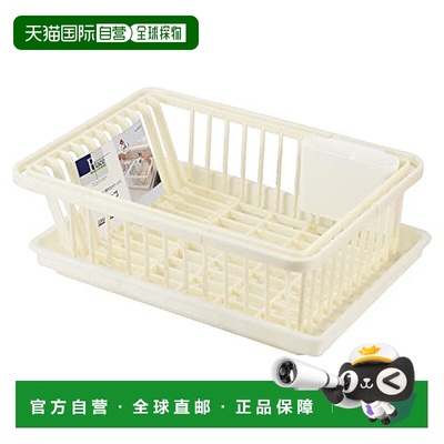 【日本直邮】Pearl Metal珍珠金属 沥水篮/沥水架 白色HB-6451