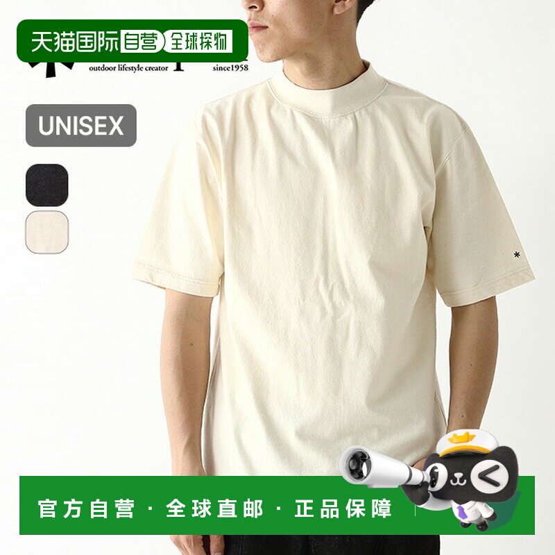 日本直邮Snow Peak 服饰再生棉厚重高领T恤男式 TS-22SU402R 短袖图片