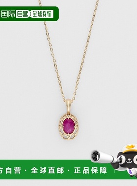 日潮直邮agete阿卡朵限定诞生石项链【7月红宝石】生日吊坠