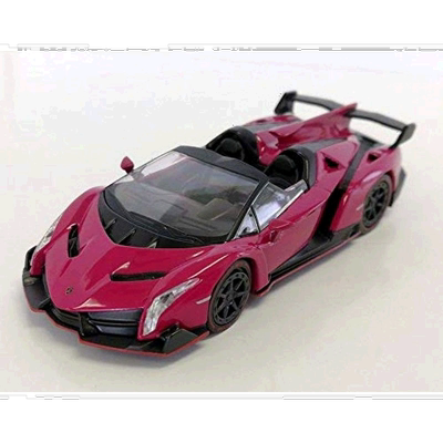日本直邮Bunka1/64微型车 兰博基尼Veneno Roadster 洋红色
