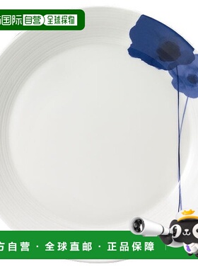 日潮跑腿NARUMI Spring Field 盘子（蓝色）20 厘米可用于微波炉