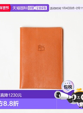 日本直邮Il Bisonte 皮革护照夹[5422300198]