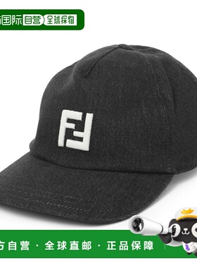 日本直邮芬迪 FENDI 棒球帽 黑色 男士 fxq768 atqj f0qa1