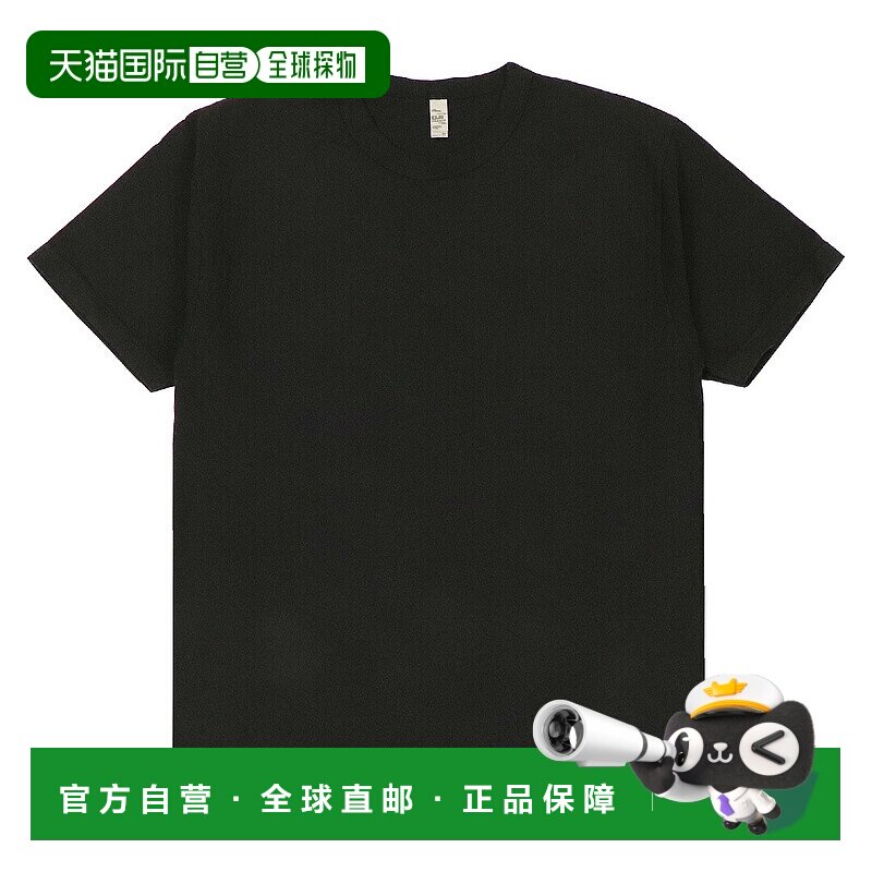 日本直邮Los Angeles Apparel男士短袖T恤8.5 盎司纯色成衣染色厚