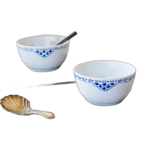 日本直邮Royal Copenhagen皇家哥本哈根公主蓝150ml碗一对1104939