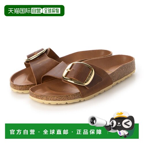日本直邮BIRKENSTOCK 勃肯 1006525  Madrid 大扣油皮 HEX窄版女