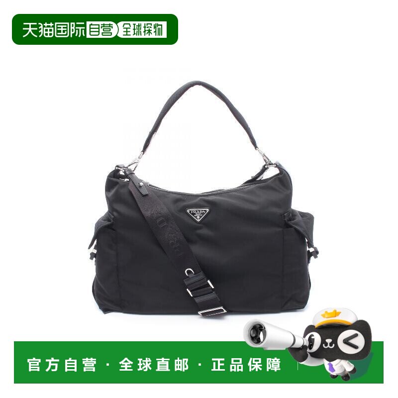 日本直邮中古Prada普拉达男包S级99新Shoulder bag肩包尼龙单肩包