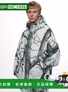 1h可退 日本直邮marka 男士树纹迷彩轻薄防泼水连帽外套 30465800