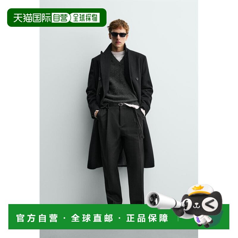 日本直邮ZaraAaron Levine x Zara 宽松版型褶裥阔腿裤长裤