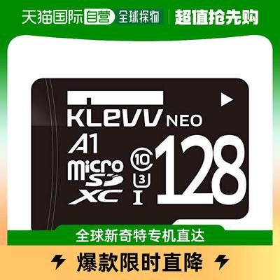 【日本直邮】KLEVV microSDXC 128GB UHS-I  K128GUSD3U3-NJ