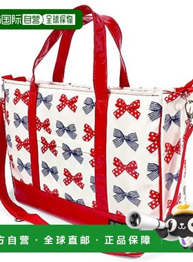 【日本直邮】Colorful Candy Style上课用手提包蝴蝶结粉色蓝色白