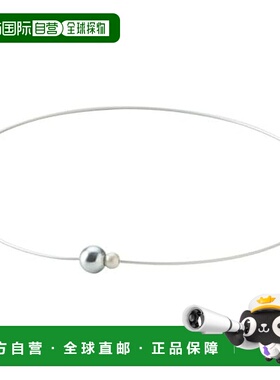 【日本直邮】法藤RAKUWA 项链 EXT​​REME 镜球 双线 浅蓝色/珍珠