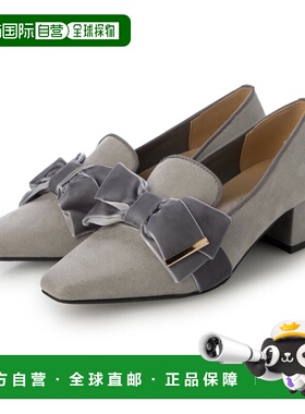 日本直邮LiBERTYDOLL 154-1054 办公室休闲天鹅绒缎带高跟鞋 / 10