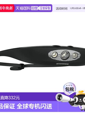 【日本直邮】Knog 头戴灯 USB充电 防水亲肤舒适30〜66cm黑色头灯