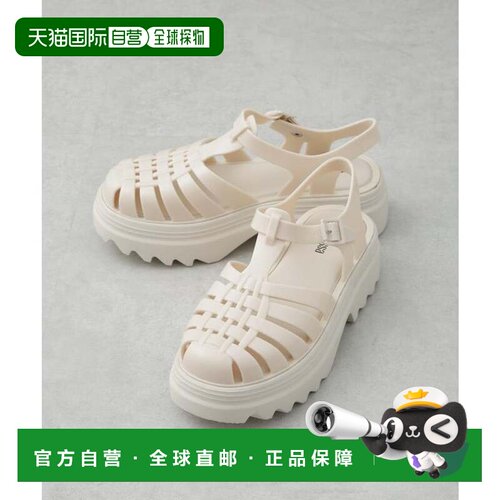 日本直邮Melissa 白色厚底鞋凉鞋