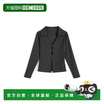 日本直邮日潮 GRL船领前钩针织开衫内搭外套TH018