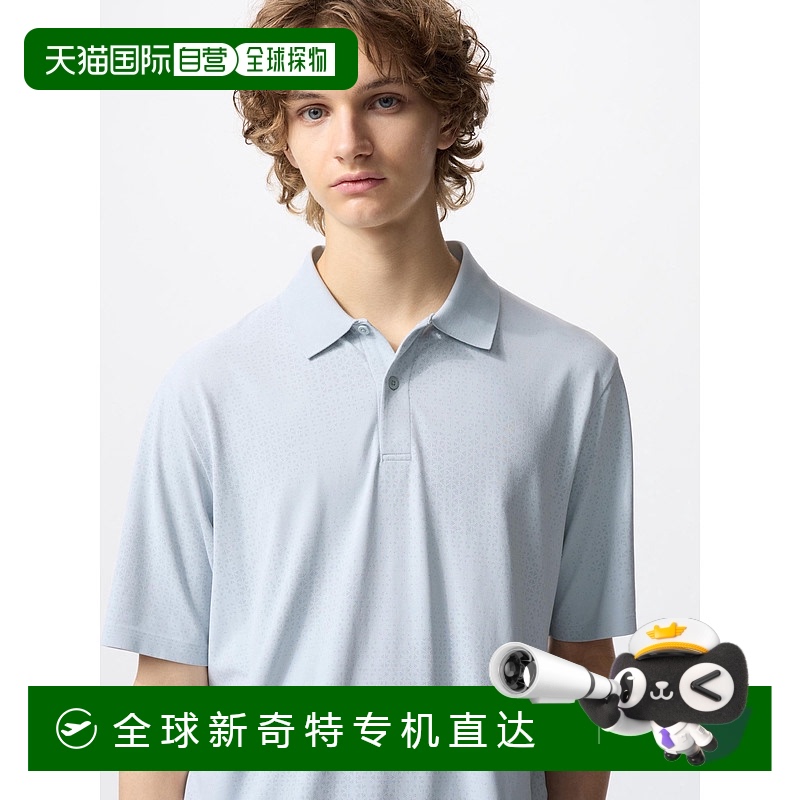 日潮跑腿UNIQLO优衣库 Dry EX Polo 衫/晚会 03 GRAY MEN XS新款