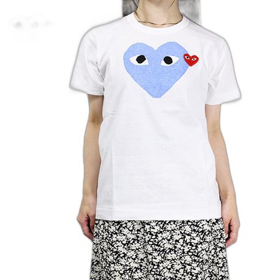 日本直邮 COMME des GARCONS COMME des GARCONS Play 双心 T恤 T