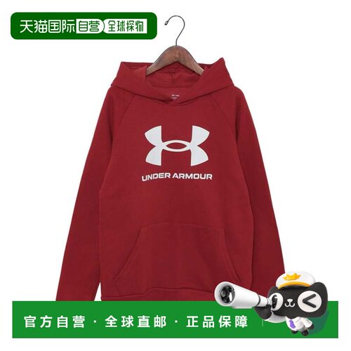 日本直邮Under Armour 卫衣 红黑配色 抓绒连帽衫
