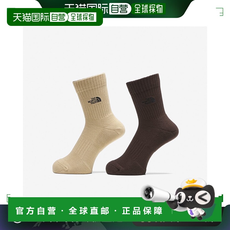 日本直邮The North Face 袜子 TNF 徽标 2P 圆领 NN82310
